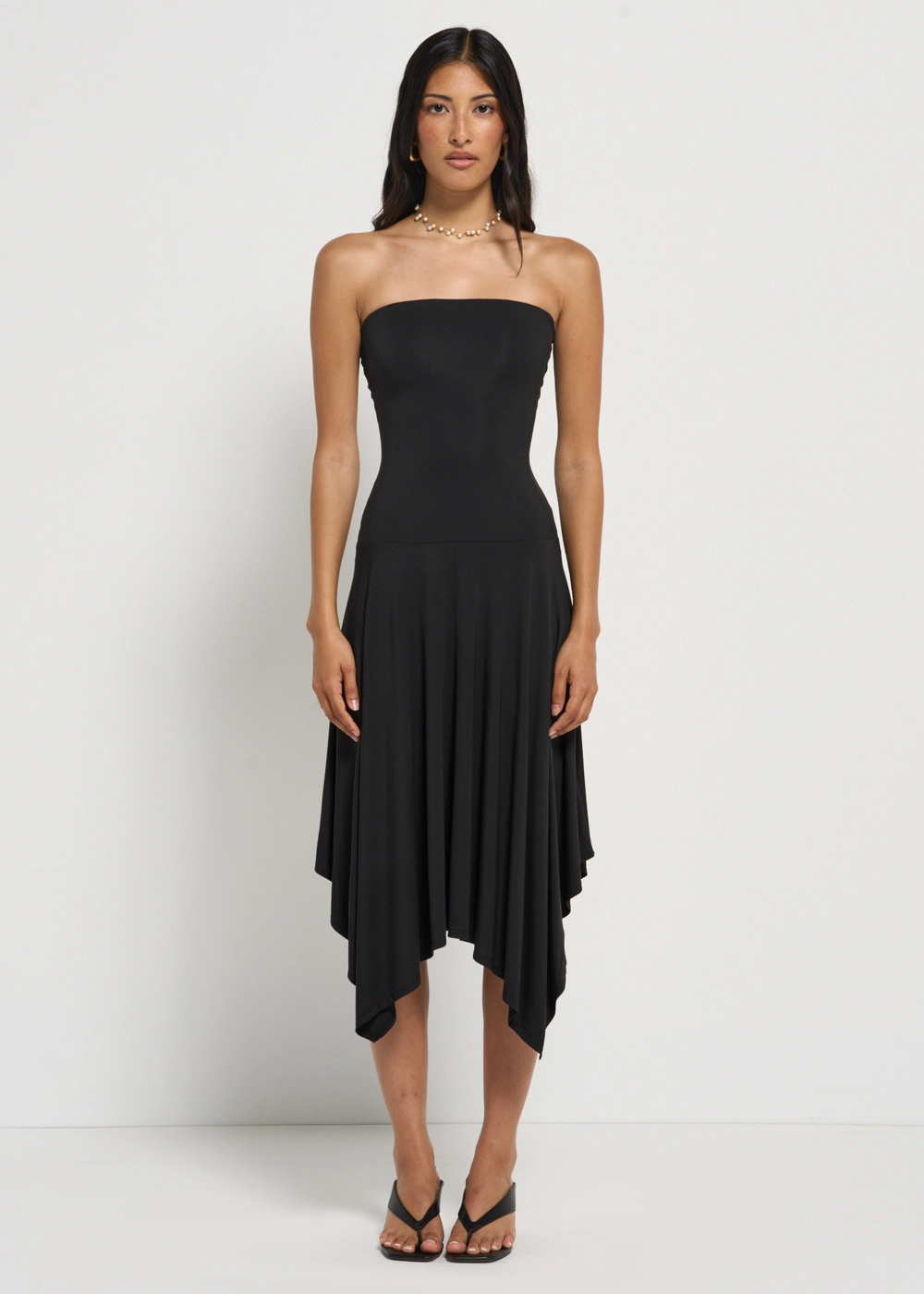 SIENNA STRAPLESS ASYM DRESS, image 2 of 3