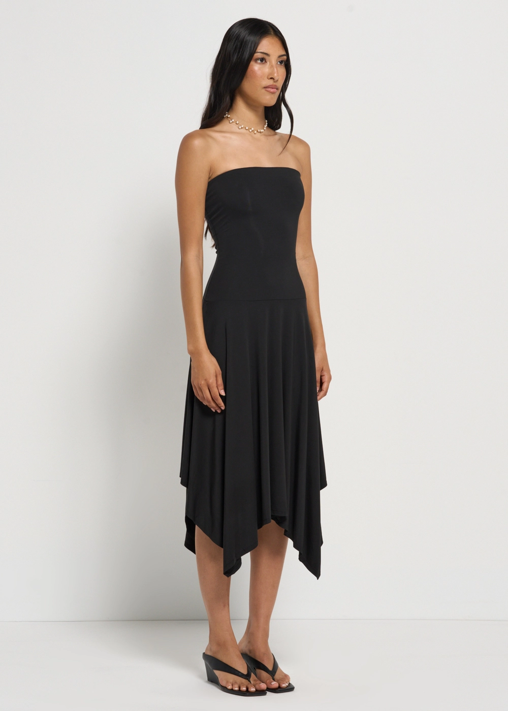 SIENNA STRAPLESS ASYM DRESS, image 3 of 3