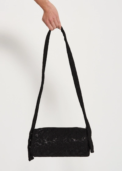 OPEN YY Furry Pocket Belt Bag in Gray in Gray
