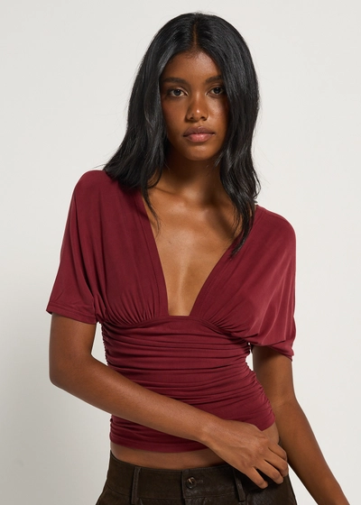 Loopi Zadie Off Shoulder Top In White in White