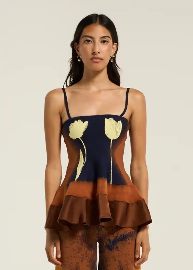 TULIP NEEDLE PUNCH TANK TOP | PH5 | BNTO