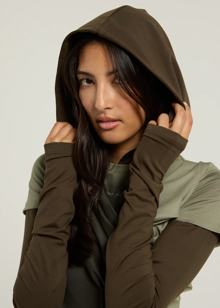 GATHERED HOODIE JERSEY TOP | ANDERSSON BELL | BNTO