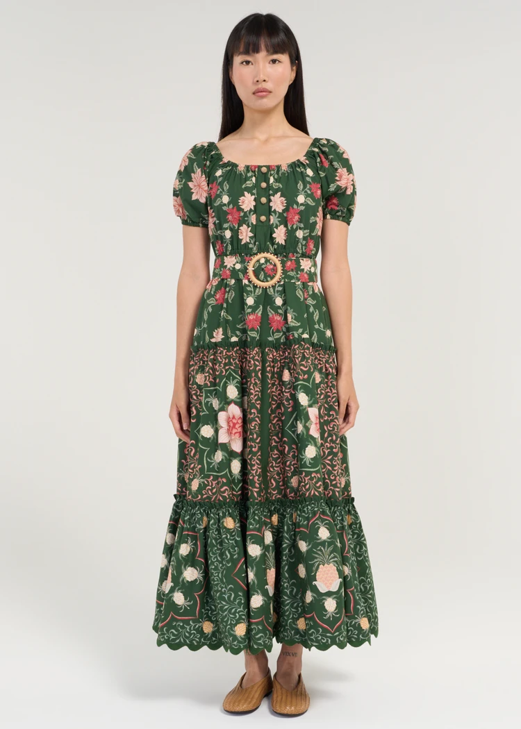farm rio bolero maxi dress FARM Rio Boho Glam Maxi Dress