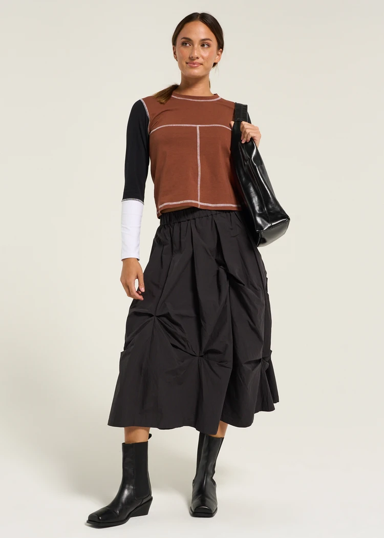 MONROE BALLOON SKIRT IN BLACK | Yumi Row | BNTO