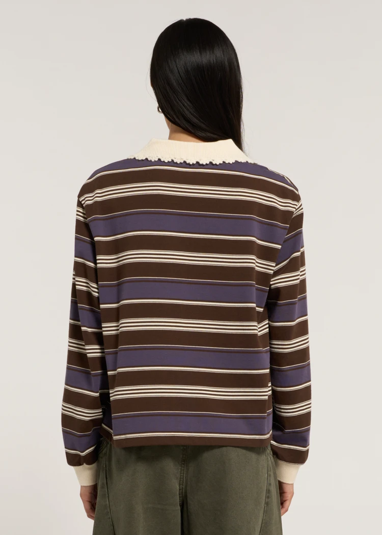 MARA STRIPE COLLAR KNIT | Loopi | BNTO