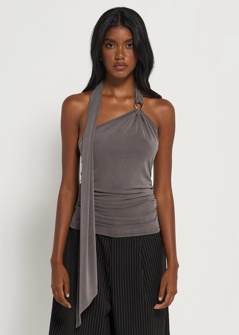 ELOWEN COLLECTION Aurelia Tank in Gray